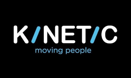 Kinetic logo — VendrHQ vending machine client site