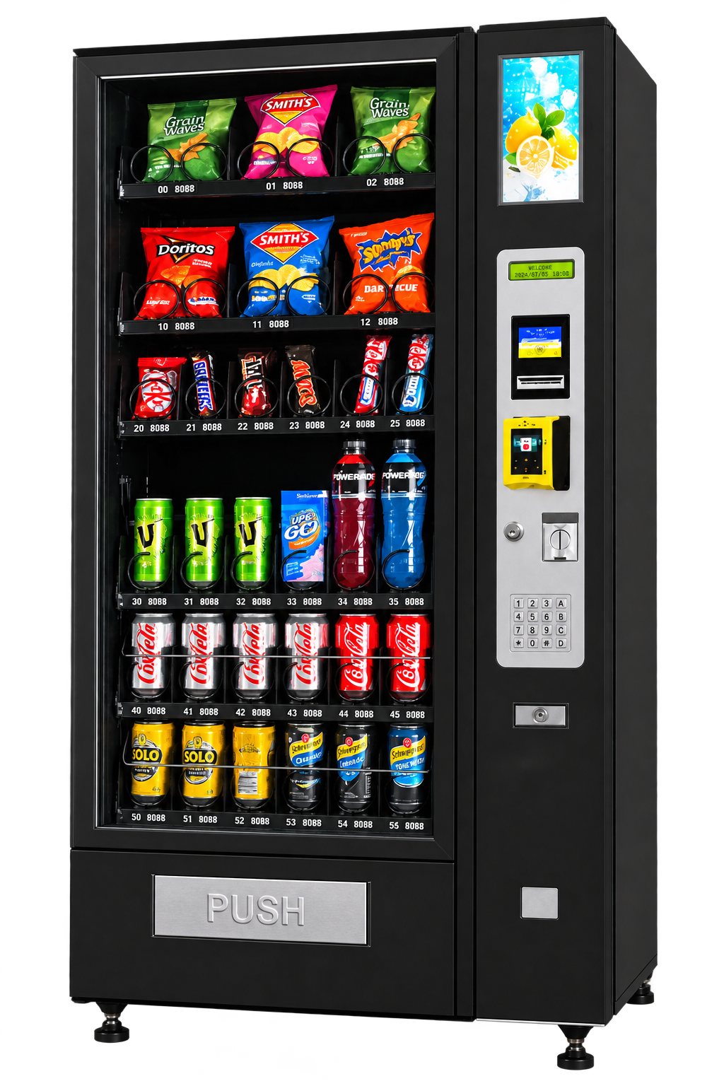 VCM4-3000 Combo vending machine supplied and serviced by VendrHQ in Melbourne