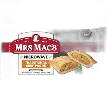 Mrs Mac's Pastie — available in VendrHQ vending machines, Melbourne