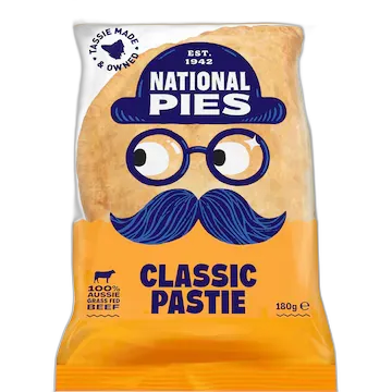 National Pies — available in VendrHQ vending machines, Melbourne